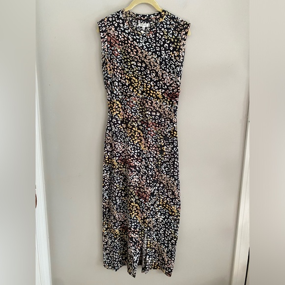 Anthropologie Grey State Chiara Midi Dress SIZE L NEW - Picture 7 of 7